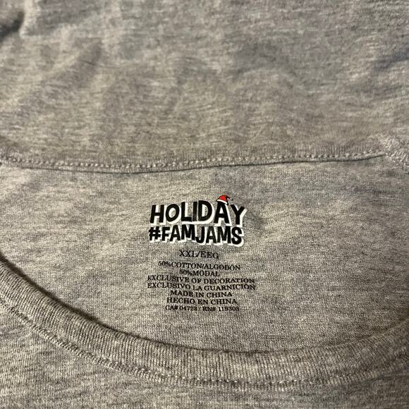 Holiday Fam Jams Men's Pajama Set in Red and Black Size XL - Picture 6 of 8